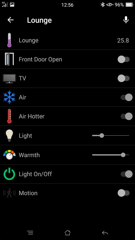 Image result for openHAB Basic UI Condensed Layout