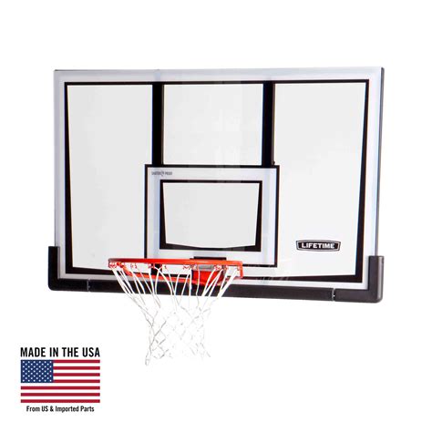 Lifetime Basketball Backboard and Rim Combo 90087 52-Inch