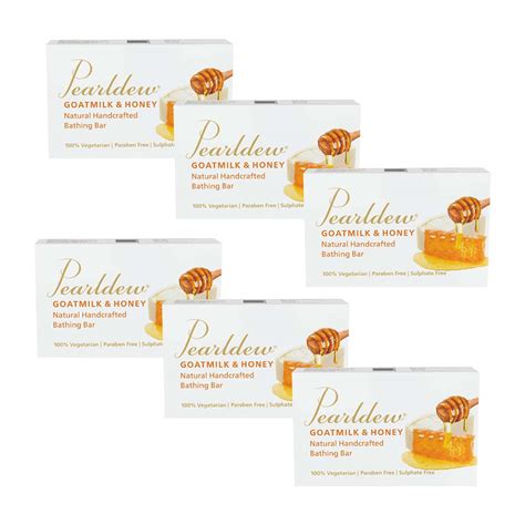 Buy PEARLDEW GOAT MILK & HONEY BATHING BAR 75 GM | COCOA BUTTER | NO ...