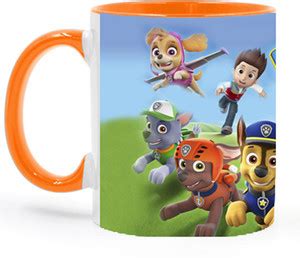 Ashvah Paw Patrol Cartoon -2226-Orange Ceramic Coffee Mug Price in ...