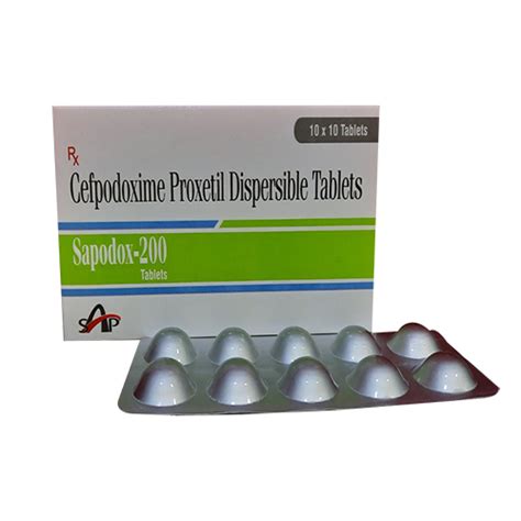 SAPODOX-200 DT Tablets SAP Biotech India Pvt. Ltd.