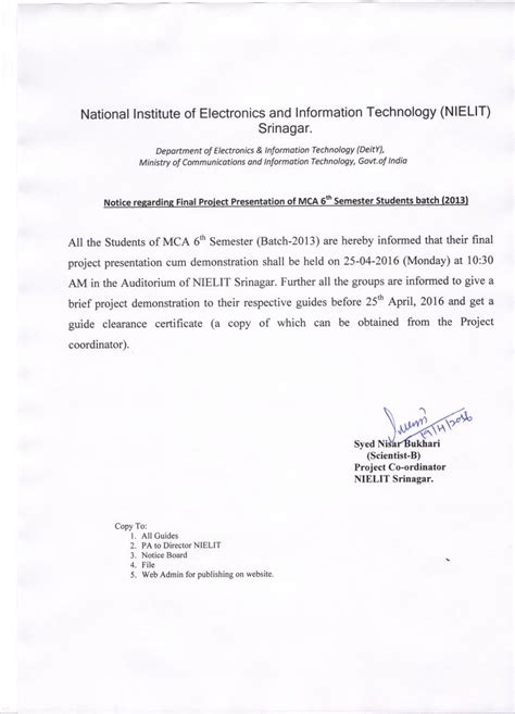 Government of India : National Institute of Electronics & Information ...
