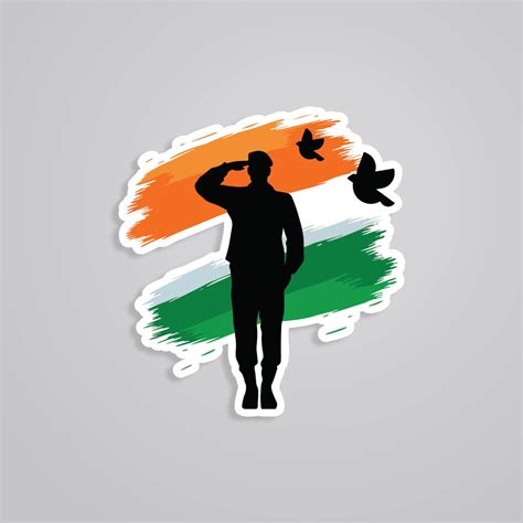 Army Soldier Silhouette Stickers