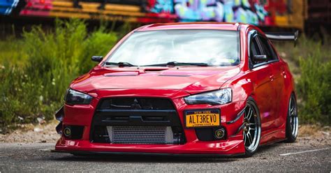 Lancer Evolution X Red