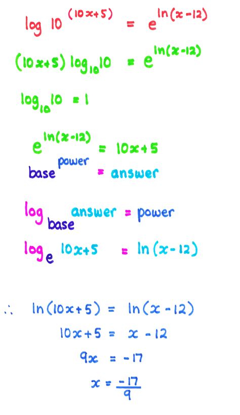 Logarithm Example