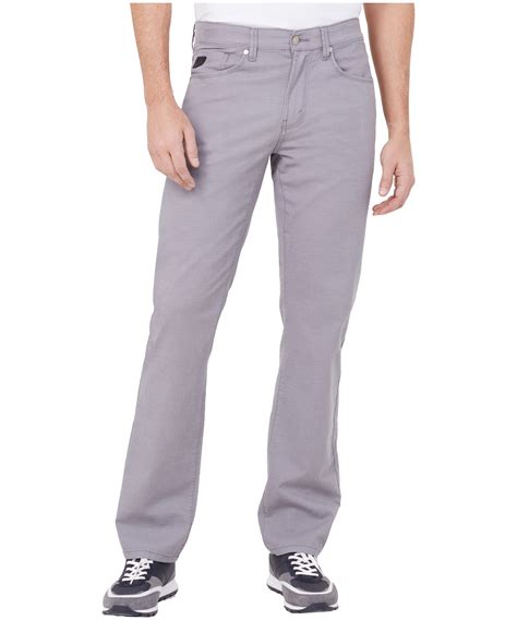 Lois Men's Brad Slim Stretch High Rise Pants - Grey | Mark's