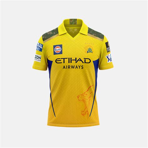 Chennai Super Kings Authentic Match Jersey IPL 2025 Adult Dhoni 7 Half ...