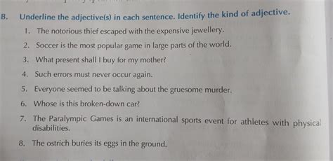 English ch 7 adjectiveclass 8 - Brainly.in