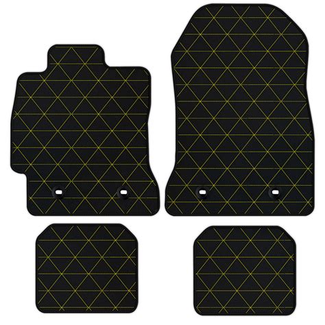 Customizable Premium Leather Floor Mats for Subaru BRZ (2012-2021 ...