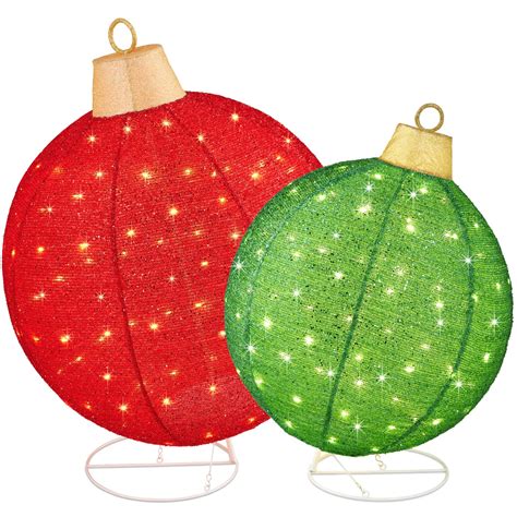 Amazon.com: Best Choice Products 2pc Lighted Pop-Up Outdoor Christmas ...