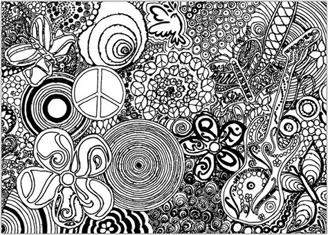 Aesthetic Trippy Coloring Pages - King Printables