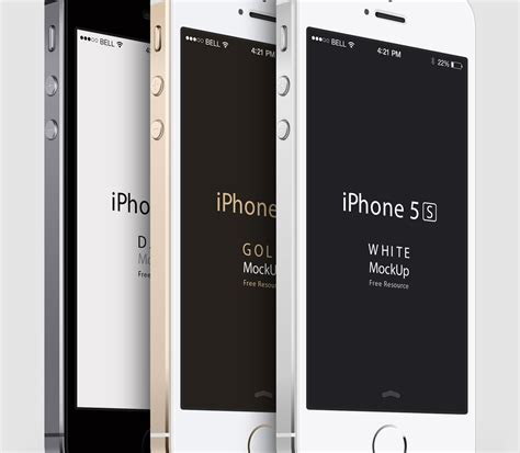iPhone 5S Psd Vector Mockup | Pixeden Club