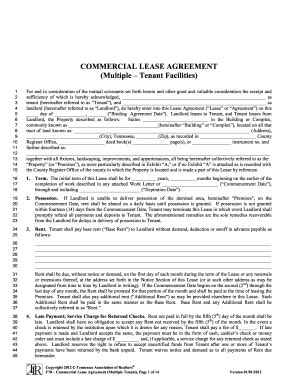 36 Printable Commercial Lease Proposal Template Forms - Fillable ...