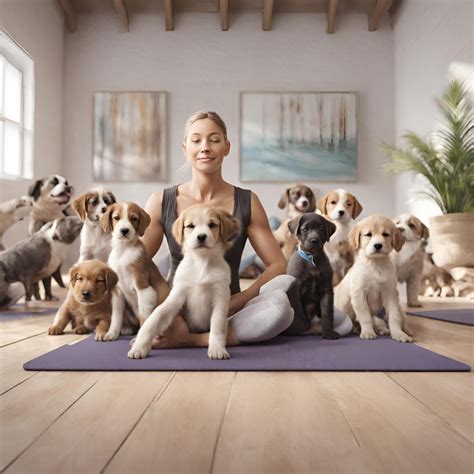 Unleashing Joy: The Pawsome World of Puppy Yoga - Charmed Yoga