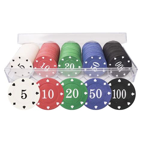 Amazon.com: Poker Chips, Professional Poker Chips, Denomination Poker Chips Set, Texas Hold ...