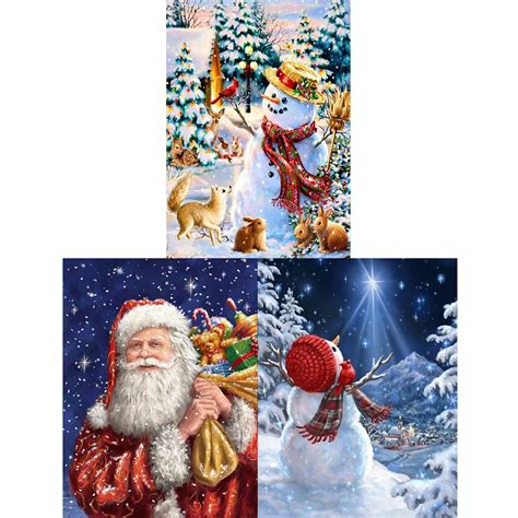 7PCS Christmas Diamond Painting Kits 5D Santa Clau... - Vicedeal