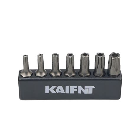KAIFNT K001 Torx Plus 5-Point Tamper-Proof Security Bit Set, 7-Piece ...