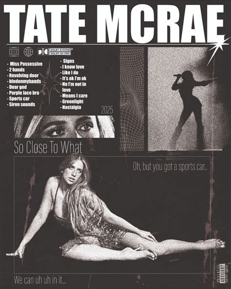 Tate Mcrae Poster | Chanteur, Mur photo, Deco cadre photo