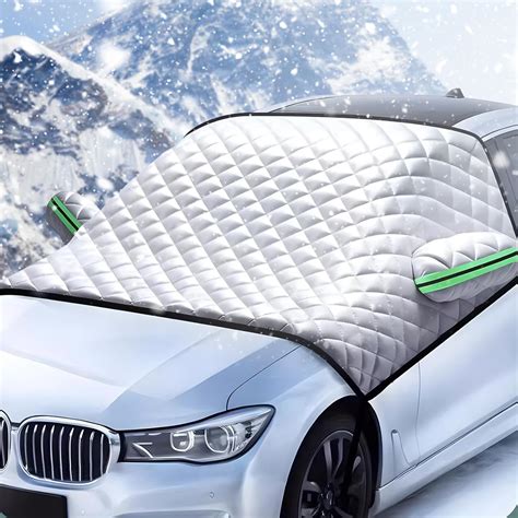 Homgaty Car Frost Windscreen Cover, Windscreen Cover for Ice and Snow for Winter, 5-Layer ...