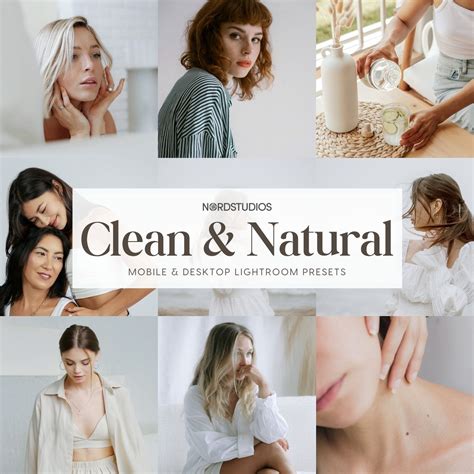 'Clean & Natural' Lightroom Presets Pack | Mobile & Desktop – Nord Studios