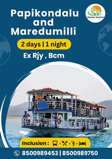 Kalyan Tourism - Rampachodavaram Maredumilli Papikondalu Araku Goa ...