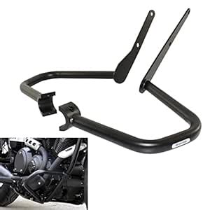 Black Motorcycle Engine Guard Bumper Crash Bar Frame Sliders Protector ...