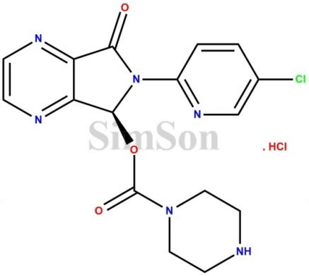 N-Demethyl Eszopiclone Hydrochloride | CAS No- 300701-71-7 | Simson ...