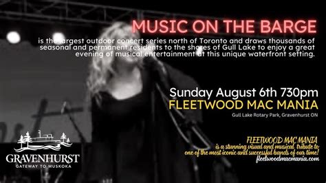 Music on The Barge, Gull Lake Rotary Park, Gravenhurst, 6 August 2023 ...
