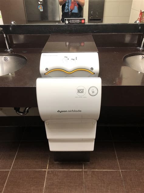 A Dyson Airblade AB04 at AMC Theater in Chicago Ridge, IL. (In the ...