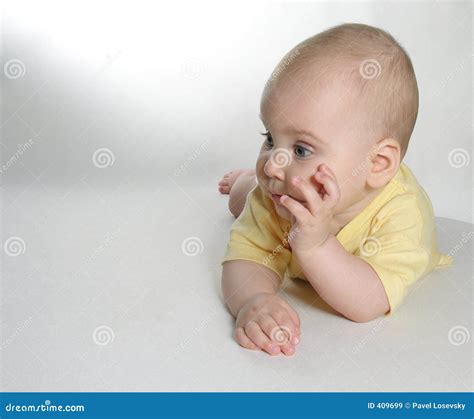 Baby think stock image. Image of gaze, people, high, baby - 409699
