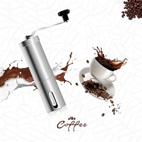 Buy Cafe JEI Manual Coffee Grinder with Adjustable Settings - Ceramic ...