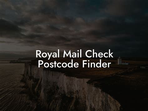 Image result for Royal Mail Postcode Checker