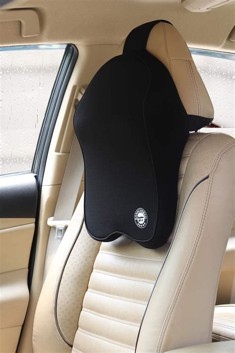Oshotto Memory Foam, Air Fabric and Ergonomic Design Car Seat Neck Rest ...