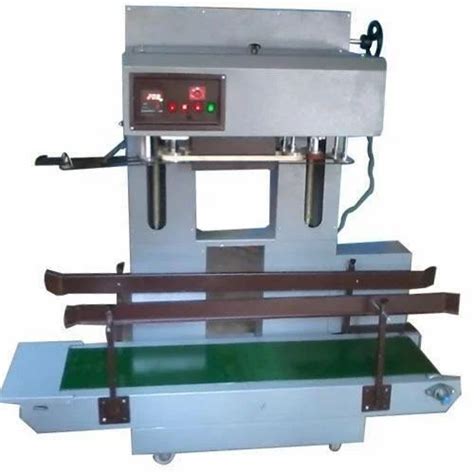 Continuous Band Sealer Machine - Vertical Continuous Pouch Sealing ...
