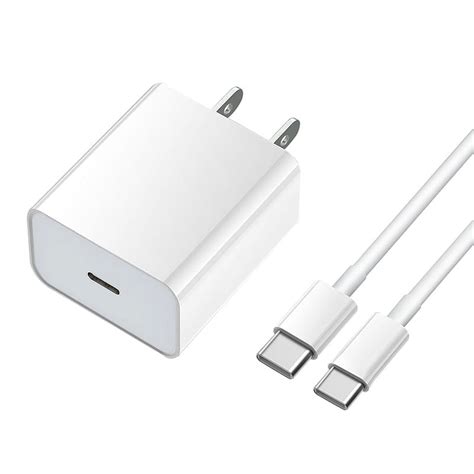 BUSATIA Charger for iPhone 16, 20W USB C Fast Charger, Charging Block with 6FT USB-C to C Cable ...