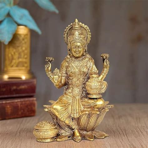 Buy Amazon Brand - Umi Lakshmi Statue | Murti | Goddess Maha Laxmi ...
