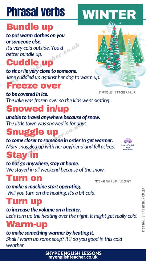 10 Winter Phrasal Verbs - My Lingua Academy