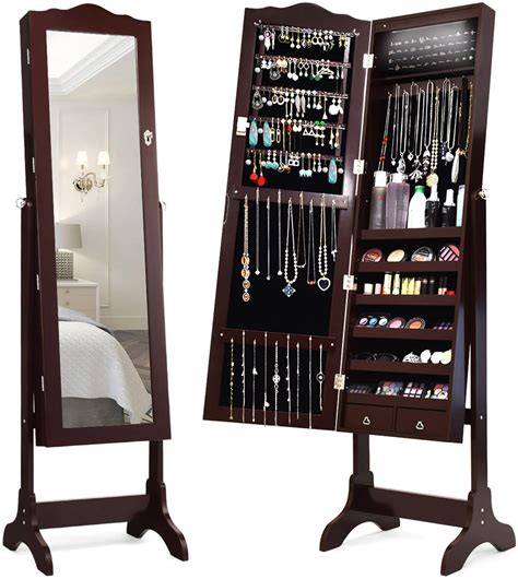 Floor Mirror Jewelry Storage at Frank Jimenez blog