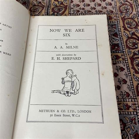 Set of 3 A.A. Milne Books, Now we are Six 1960, When we were very young ...