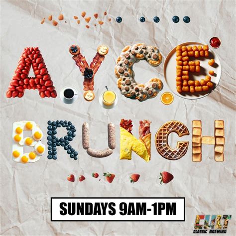 All Yall Can Eat BRUNCH - SUNDAYS, Cult Classic Brewing Company ...