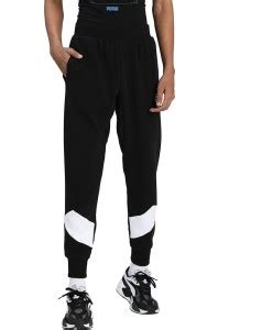 PUMA REBEL Pants Colorblock Men Black Track Pants - Buy PUMA REBEL ...