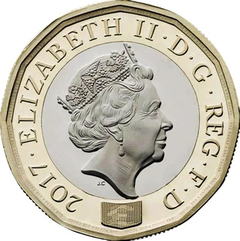 1 pound Elizabeth II (5e effigie) - Royaume-Uni – Numista