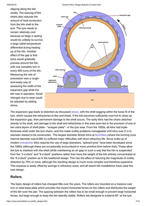 Cement kilns-design-features-of-rotary-kilns | PDF