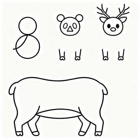Easy Reindeer Drawing Tutorials & AI Art