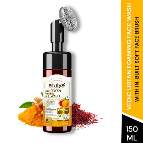 Buy atulya Vedic Ubtan Foaming Face wash online in India