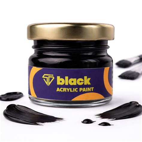 Black Acrylic Paint – SD Fine Arts