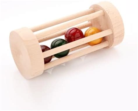 Buy Ariro Wooden Rolling Rattle Multicolor for Baby Boy and Girl ...