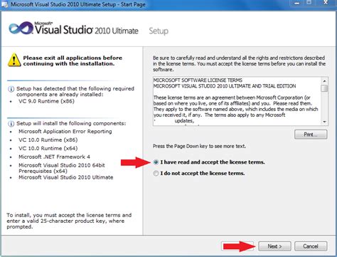 How to Install Visual Studio 2010 Setup 的图像结果