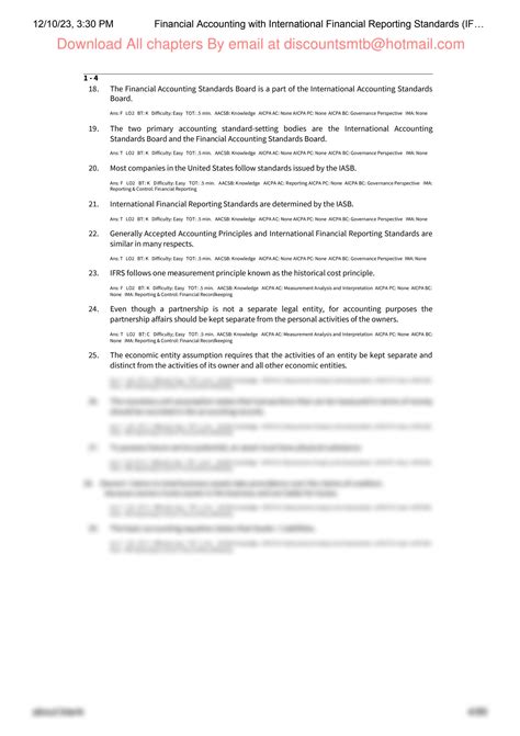 SOLUTION: Financial accounting with international financial reporting ...