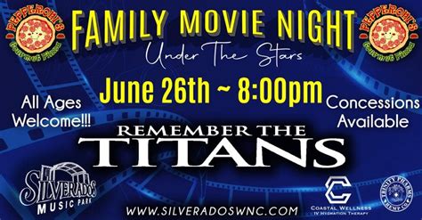 Pepperonis Pizza Presents: Family Movie Night Under The Stars: REMEMBER ...